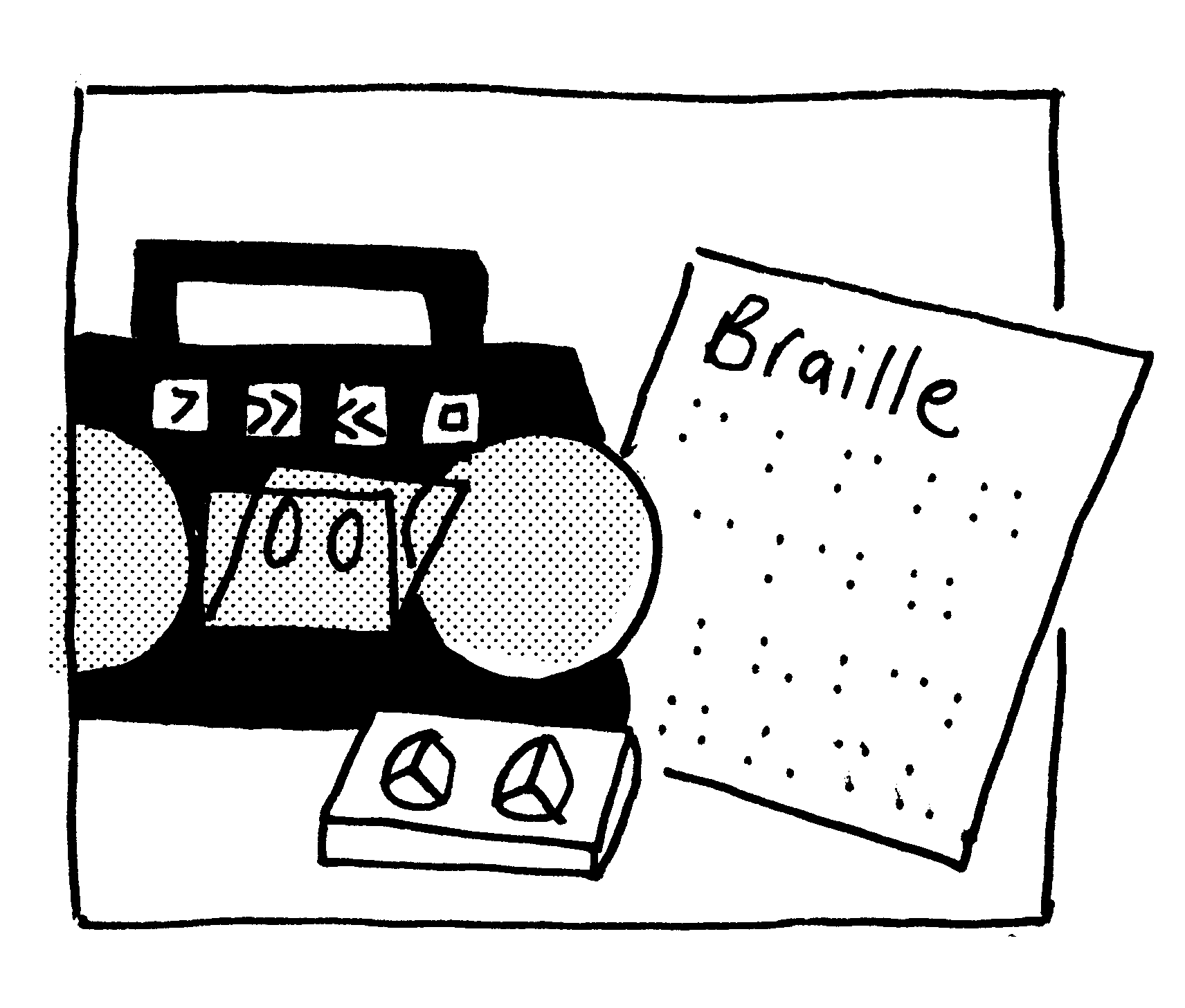 Braille tape