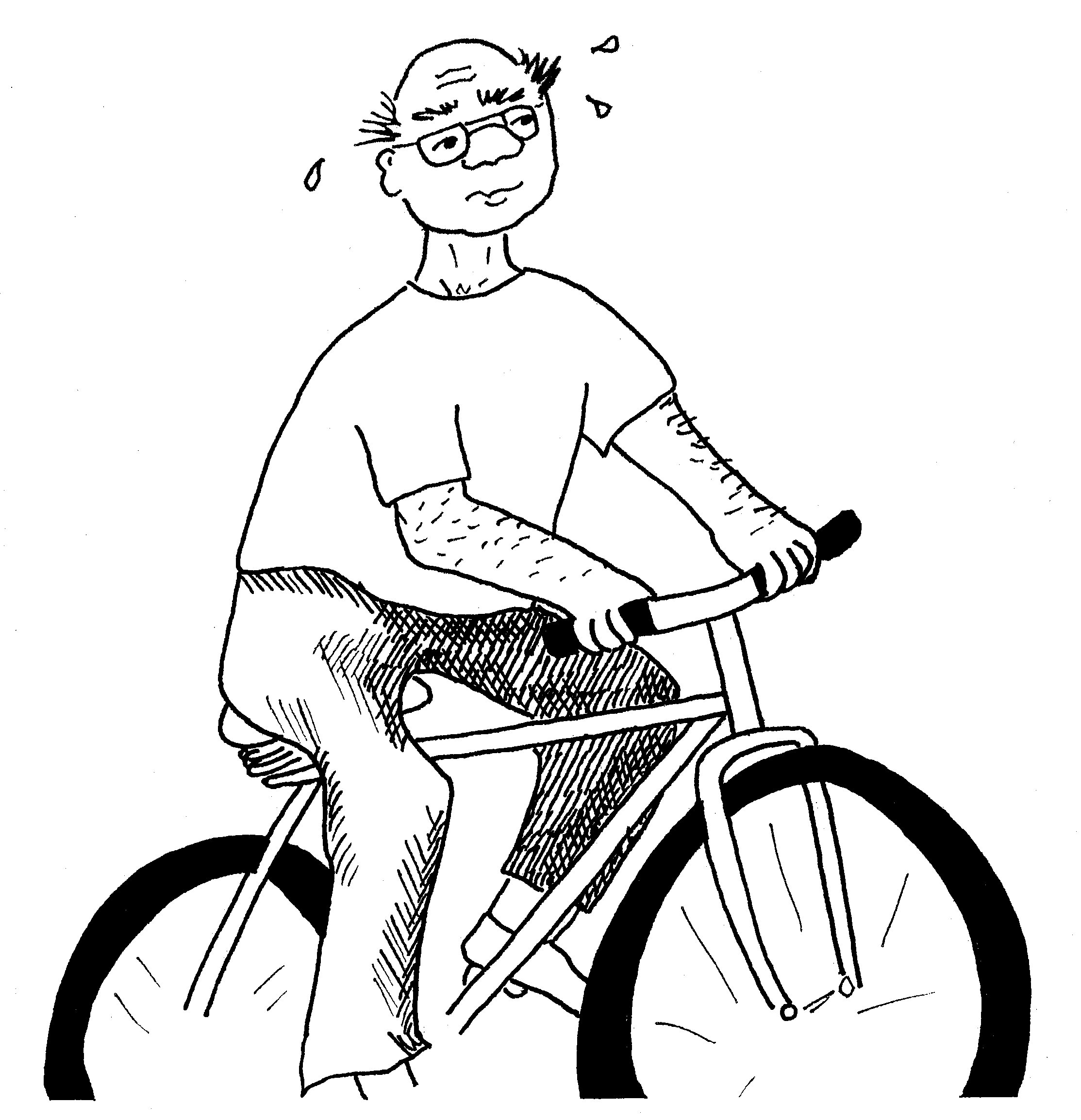 Man on bike