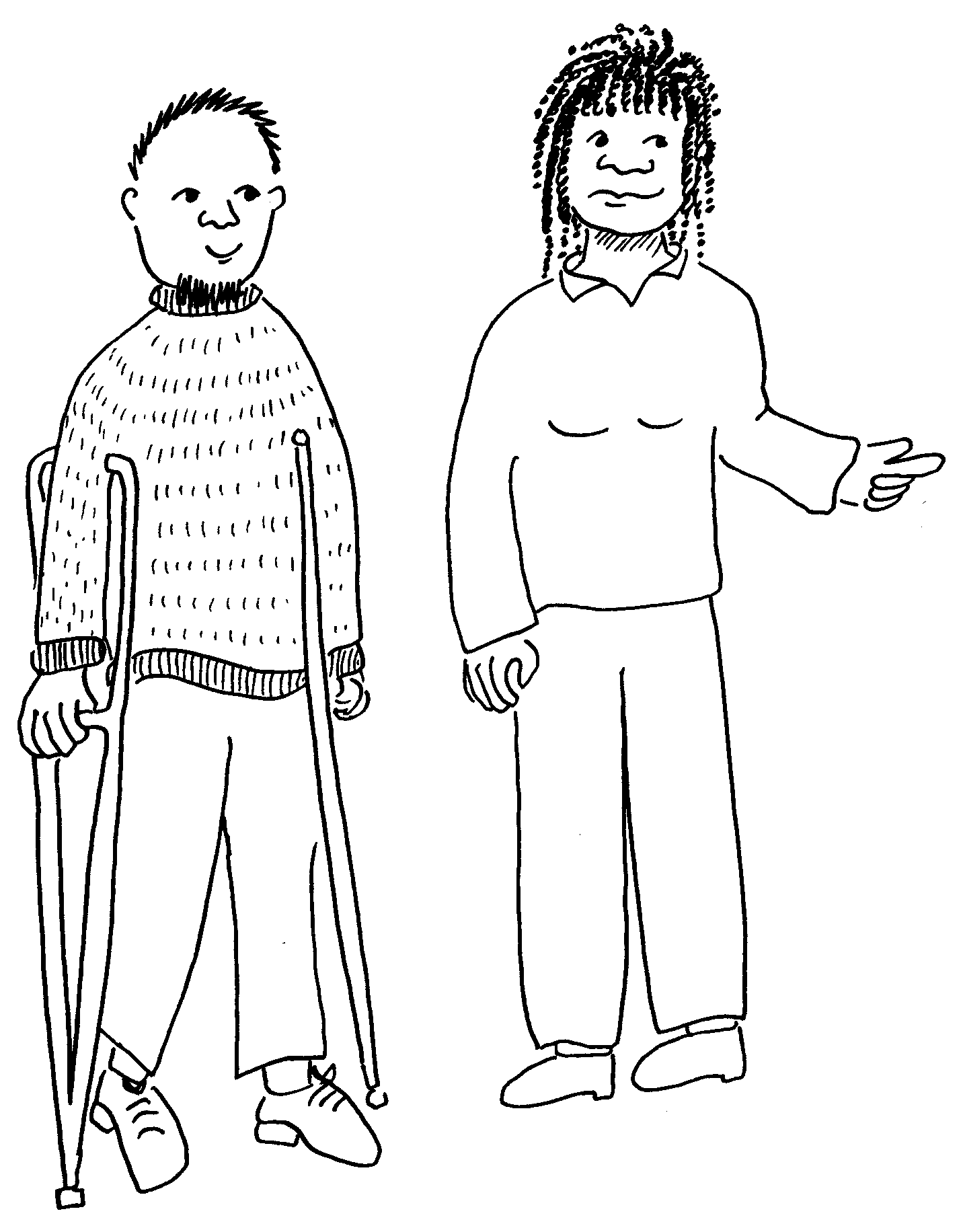 two people