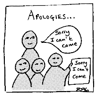 Apologies