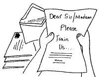 Please train us letter