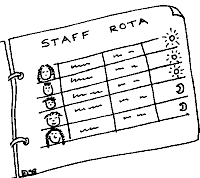 Staff rota