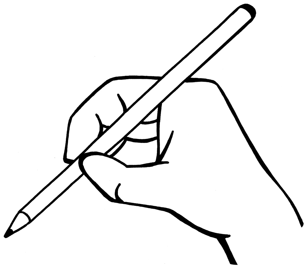 hand with pen