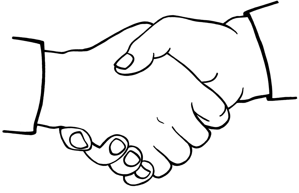 shake hands